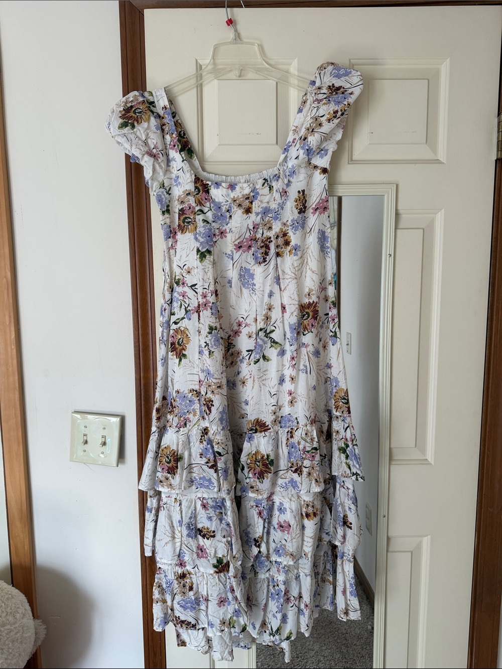 Floral White Sundress